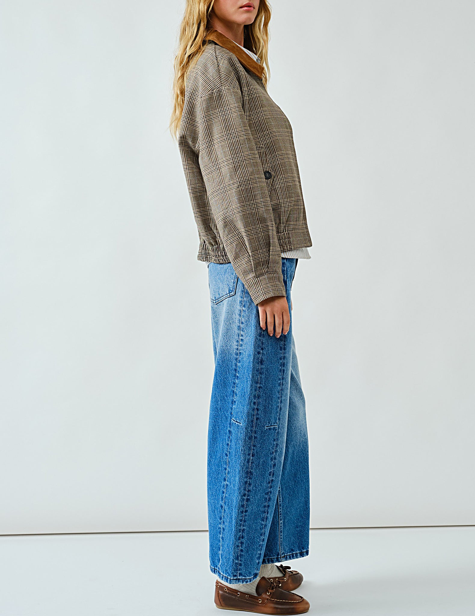 Freja Glen Plaid Bomber Jacket - Image 6