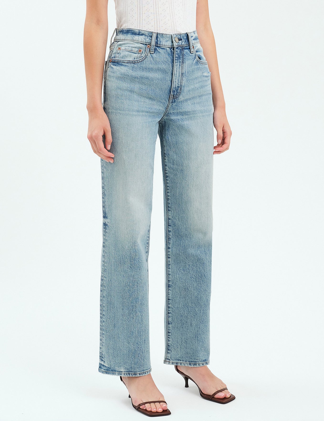 Sundaze High Rise Straight Leg Jeans - Image 3